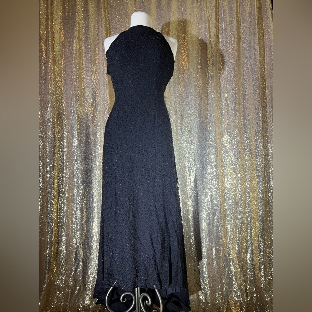 COPY - Formal fully beaded black dress - Picture 2 of 7